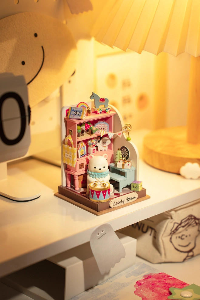 Hands Craft DIY Miniature House Kit: Childhood Toy House